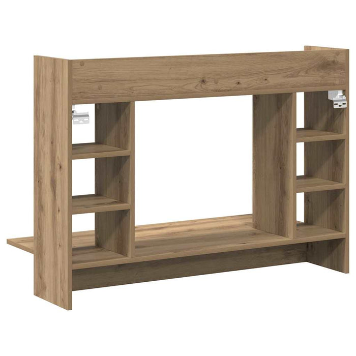 Birou montat pe perete stejar artizanal 105 x 48 x 75 cm - WALTI WALTI