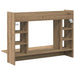 Birou montat pe perete stejar artizanal 105 x 48 x 75 cm - WALTI WALTI