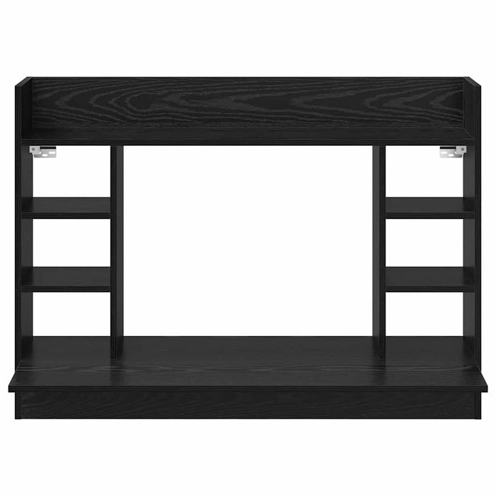 Birou montat pe perete cu raft Stejar negru 105 x 48 x 75 cm - WALTI WALTI
