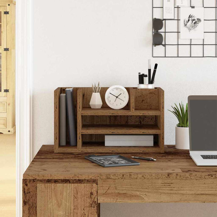 Organizator Birou stejar artizanal 44.5 x 24 x 25 cm - WALTI WALTI