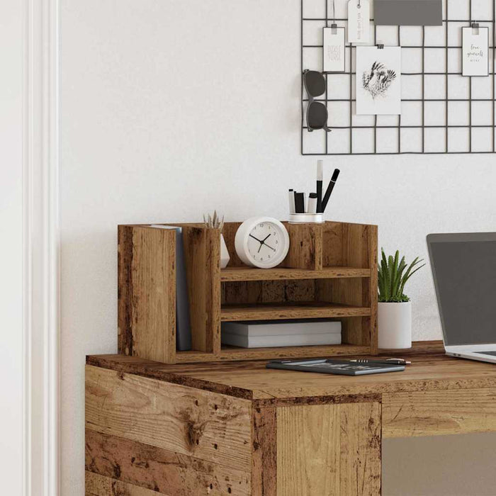 Organizator Birou stejar artizanal 44.5 x 24 x 25 cm - WALTI WALTI