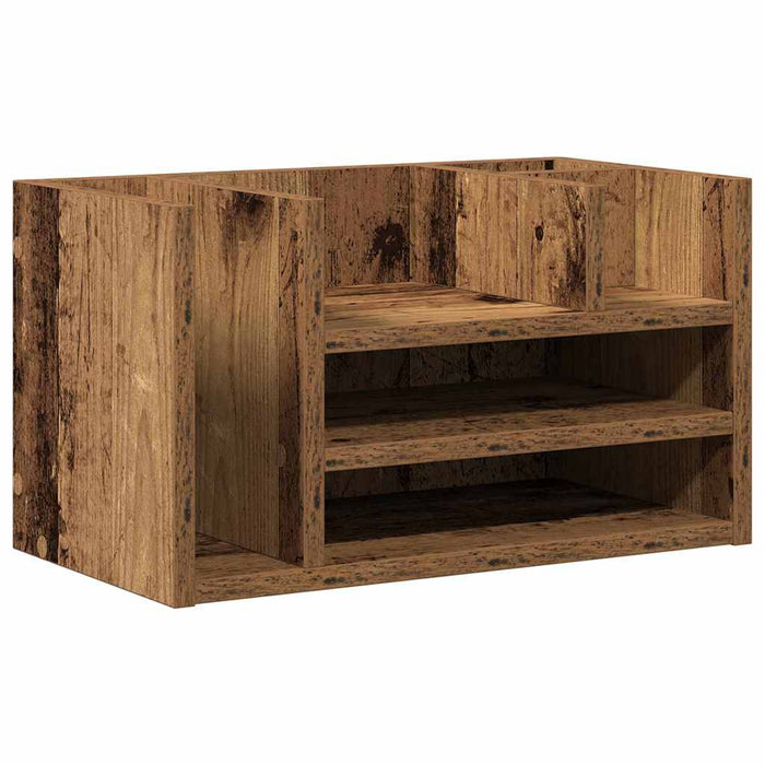 Organizator Birou stejar artizanal 44.5 x 24 x 25 cm - WALTI WALTI