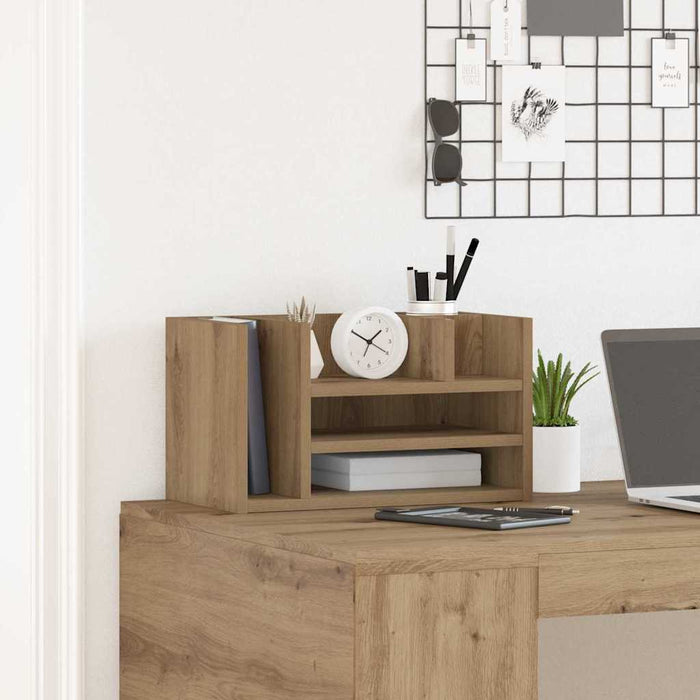 Organizator Birou Stejar negru 44.5 x 24 x 25 cm Lemn compozit - WALTI WALTI