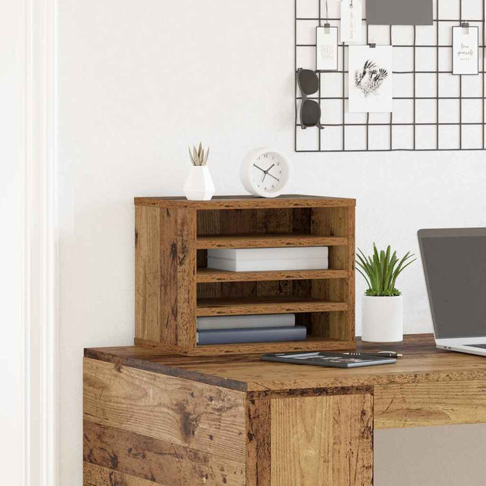 Organizator Birou Lemn vechi 36 x 26 x 29,5 cm Lemn compozit - WALTI WALTI