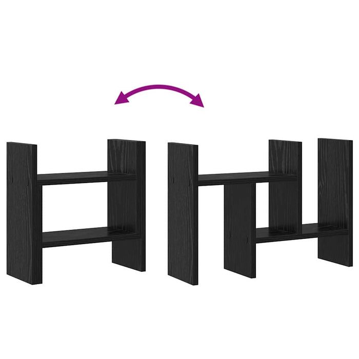 Organizator Birou Stejar negru 34.5 x 15.5 x 35.5 cm - WALTI WALTI