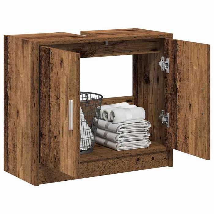Dulap de Baie cu ușă Lemn Vechi 63 x 29 x 55 cm Lemn compozit - WALTI WALTI