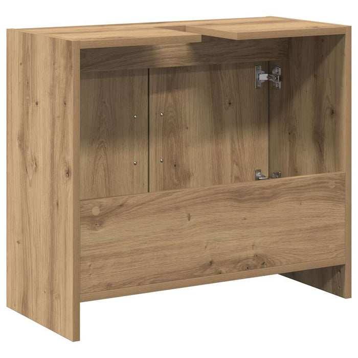 Dulap de Baie Stejar Artizanal 63 x 29 x 55 cm Lemn compozit - WALTI WALTI