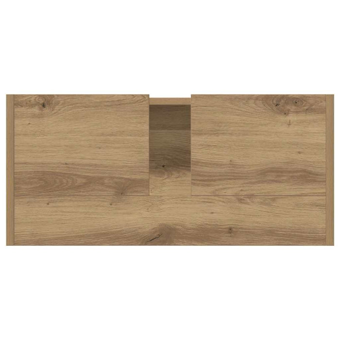 Dulap de Baie Stejar Artizanal 63 x 29 x 55 cm Lemn compozit - WALTI WALTI