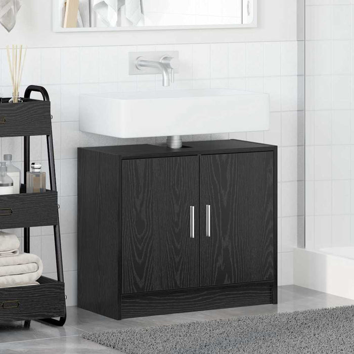 Dulap de Baie cu ușă Stejar Negru 63 x 29 x 55 cm Lemn compozit - WALTI WALTI