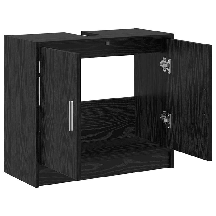 Dulap de Baie cu ușă Stejar Negru 63 x 29 x 55 cm Lemn compozit - WALTI WALTI