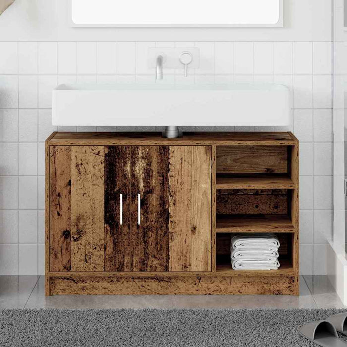 Dulap pentru chiuvetă Lemn Vechi 90 x 29 x 55 cm Lemn compozit - WALTI WALTI