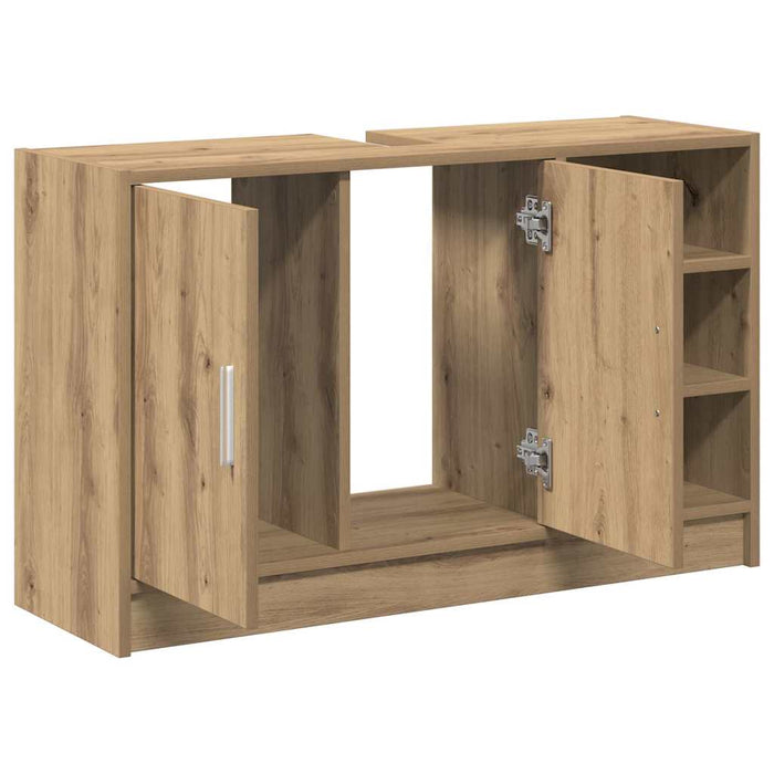 Dulap pentru chiuvetă Stejar Artizanal 90 x 29 x 55 cm - WALTI WALTI