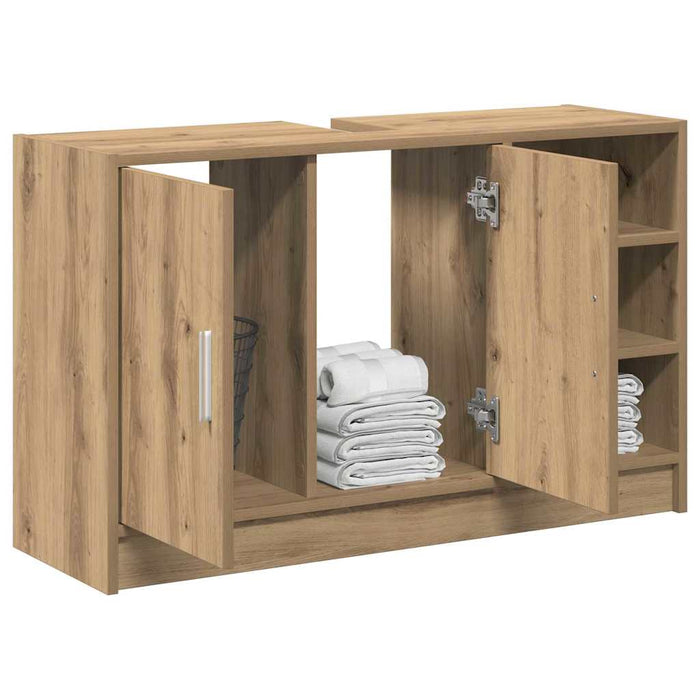 Dulap pentru chiuvetă Stejar Artizanal 90 x 29 x 55 cm - WALTI WALTI