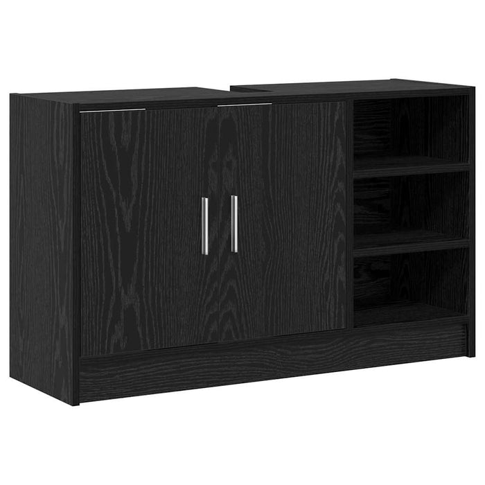 Dulap pentru chiuvetă cu ușă Stejar Negru 90 x 29 x 55 cm - WALTI WALTI