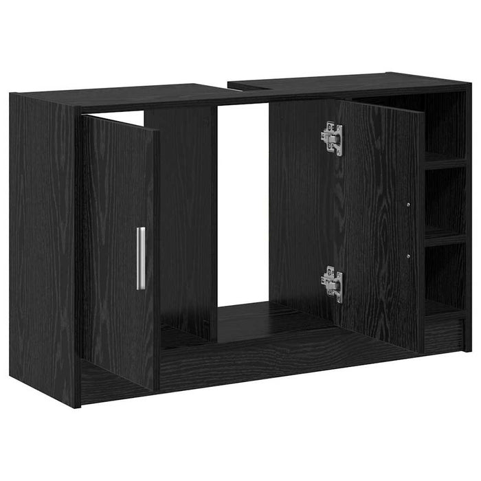 Dulap pentru chiuvetă cu ușă Stejar Negru 90 x 29 x 55 cm - WALTI WALTI