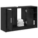 Dulap pentru chiuvetă cu ușă Stejar Negru 90 x 29 x 55 cm - WALTI WALTI
