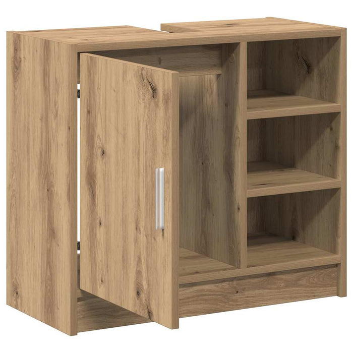 Dulap pentru chiuvetă cu ușă Stejar Artizanal 63 x 29 x 55 cm - WALTI WALTI