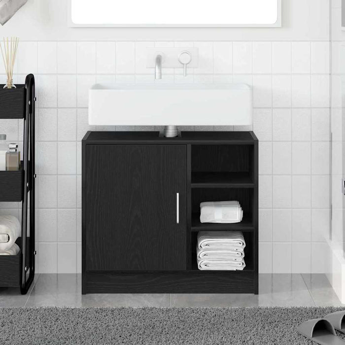 Dulap pentru chiuvetă cu ușă Stejar Negru 63 x 29 x 55 cm - WALTI WALTI