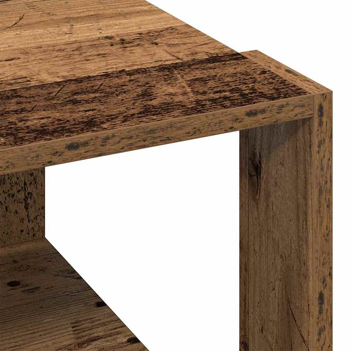 Masă de cafea Lemn vechi 51.5 x 51.5 x 30 cm Lemn compozit - WALTI WALTI