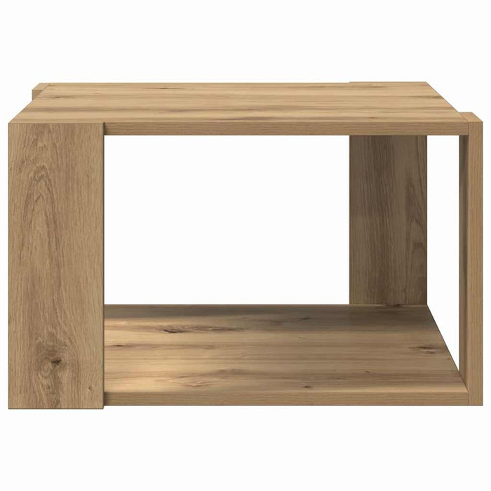 Masă de cafea stejar artizanal 51.5 x 51.5 x 30 cm - WALTI WALTI