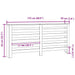 Capac pentru radiator Stejar Negru 175 x 20 x 82 cm - WALTI WALTI