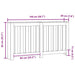 Capac pentru radiator Stejar Negru 149 x 20 x 82 cm - WALTI WALTI
