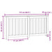 Capac pentru radiator Stejar Negru 175 x 20 x 82 cm - WALTI WALTI