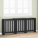 Capac pentru radiator Stejar Negru 205 x 21.5 x 83.5 cm - WALTI WALTI