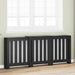 Capac pentru radiator Stejar Negru 205 x 21,5 x 83,5 cm - WALTI WALTI