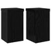 Suport pentru plante 2 pcs Stejar negru 10 x 10 x 18 cm - WALTI WALTI
