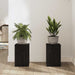 Suport pentru plante 2 pcs Stejar negru 20 x 20 x 30 cm - WALTI WALTI