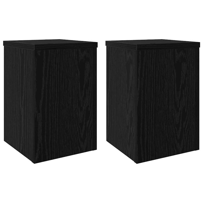 Suport pentru plante 2 pcs Stejar negru 20 x 20 x 30 cm - WALTI WALTI