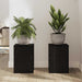 Suport pentru plante 2 pcs Stejar negru 25 x 25 x 35 cm - WALTI WALTI