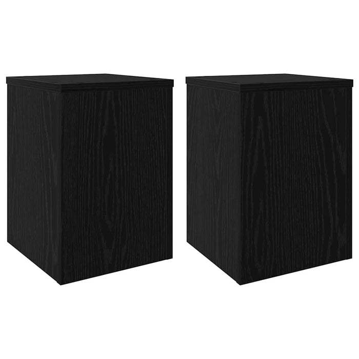 Suport pentru plante 2 pcs Stejar negru 25 x 25 x 35 cm - WALTI WALTI