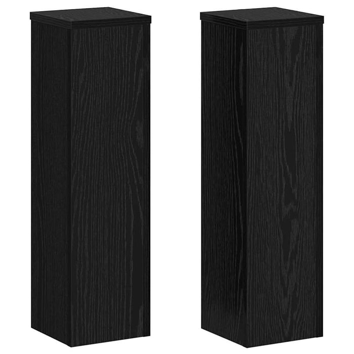 Suport pentru plante 2 pcs Stejar negru 17 x 17 x 60 cm - WALTI WALTI