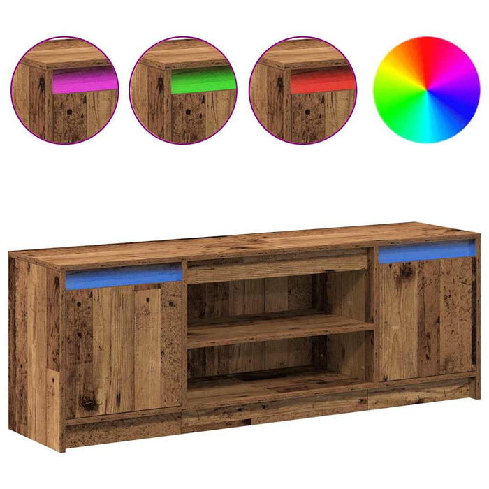 Cabinet TV Maro 139.5 x 34 x 50 cm Lemn compozit - WALTI WALTI