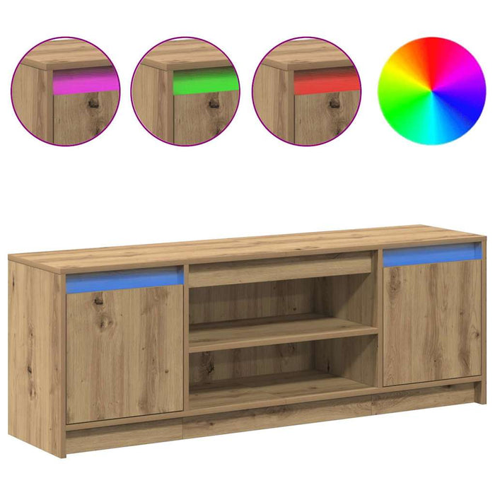 Cabinet TV Maro 139.5 x 34 x 50 cm Lemn compozit - WALTI WALTI