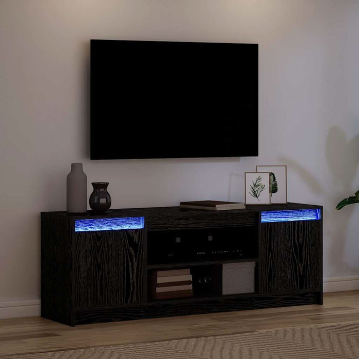 Cabinet TV Negru 139.5 x 34 x 50 cm Lemn compozit - WALTI WALTI
