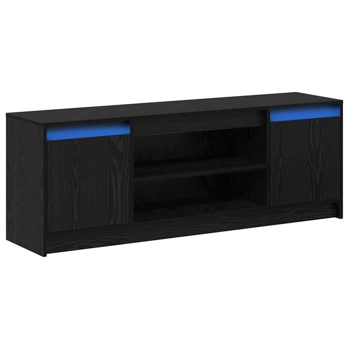 Cabinet TV Negru 139.5 x 34 x 50 cm Lemn compozit - WALTI WALTI