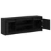 Cabinet TV Negru 139.5 x 34 x 50 cm Lemn compozit - WALTI WALTI