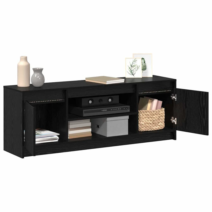 Cabinet TV Negru 139.5 x 34 x 50 cm Lemn compozit - WALTI WALTI