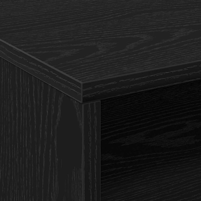Dulap cu raft cu roata cu ușă Stejar Negru 60 x 48 x 74.5 cm - WALTI WALTI