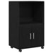 Cabinet cu roți Stejar Negru 55 x 40 x 91 cm Lemn compozit - WALTI WALTI