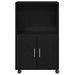 Cabinet cu roți Stejar Negru 55 x 40 x 91 cm Lemn compozit - WALTI WALTI