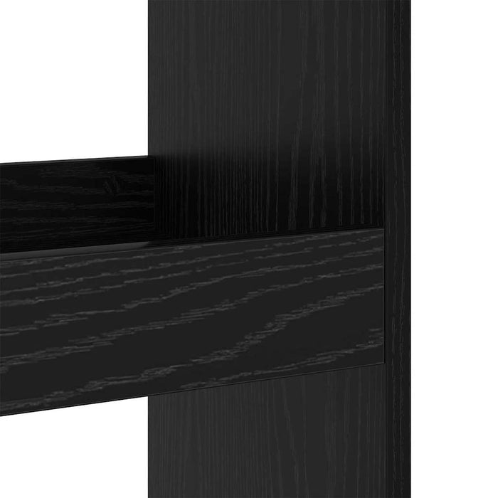 Masă de bar cu raft Stejar Negru 60 x 60 x 100 cm Lemn compozit - WALTI WALTI
