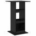 Masă de bar cu raft Stejar Negru 60 x 60 x 100 cm Lemn compozit - WALTI WALTI