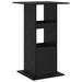 Masă de bar cu raft Stejar Negru 60 x 60 x 100 cm Lemn compozit - WALTI WALTI