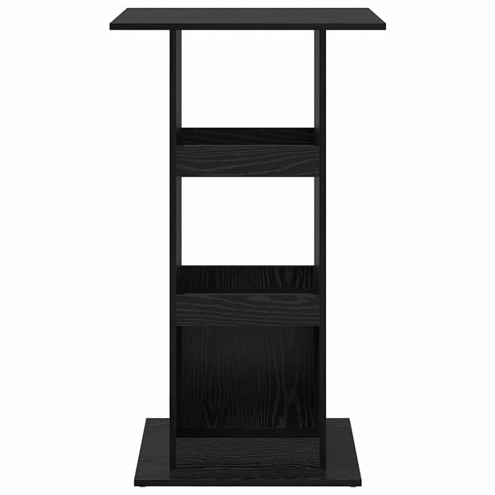 Masă de bar cu raft Stejar Negru 60 x 60 x 100 cm Lemn compozit - WALTI WALTI
