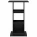 Masă de bar cu raft Stejar Negru 60 x 60 x 100 cm Lemn compozit - WALTI WALTI