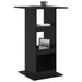 Masă de bar cu raft Stejar Negru 60 x 60 x 100 cm Lemn compozit - WALTI WALTI